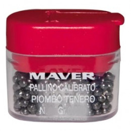 Набор грузил Maver Pallini Supercalibrati Teneri №2/0 (0.394g)