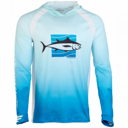 Реглан Favorite Hooded Jersey Tuna M голубой