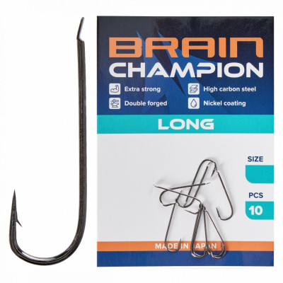 Крючок Brain Champion Long #6 10 шт