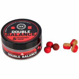 Бойлы Brain Double Balance Squid & Cranberry (кальмар + клюква) 10+8*12