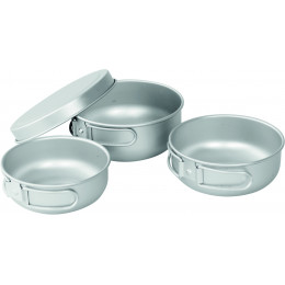 Набор туристической посуды Easy Camp Adventure Ultra Light Cook Set Silver (680196)