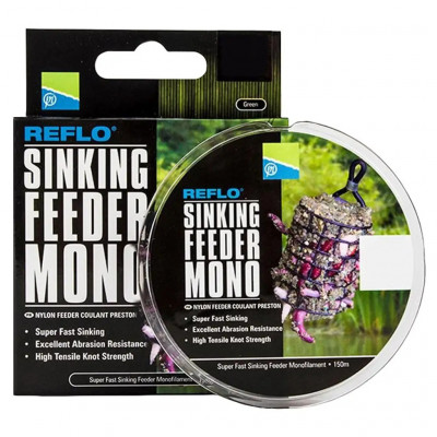 Леска Preston Reflo Sinking Feeder Mono 150m 0.20mm 2.27kg коричневый