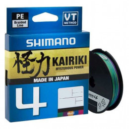 Шнур Shimano Kairiki 4 PE 150m 0.06mm 4.4kg Multi Colour