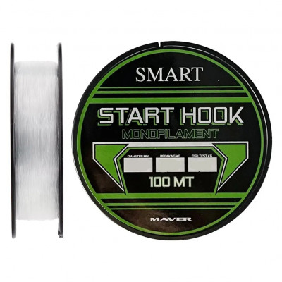 Волосінь Smart Start Hook 100m 0.12mm 1.4kg прозорий