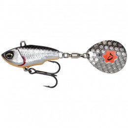 Тейл-спінер Savage Gear Fat Tail Spin 65mm 16g Dirty Silver