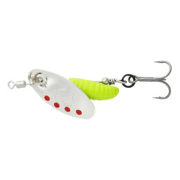 Блесна Savage Gear Grub Spinners #0 2.2g Silver Red Lime