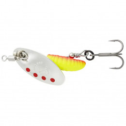 Блешня Savage Gear Grub Spinners #0 2.2g Silver Red Yellow