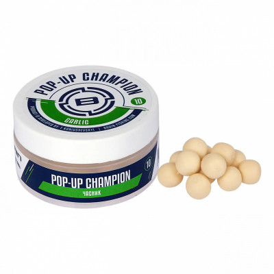 Бойли Brain Champion Pop-Up Garlic (часник) 10mm 34g