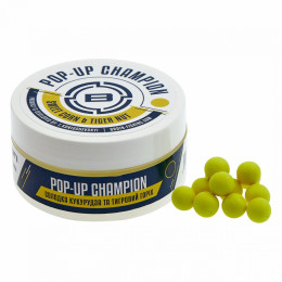 Бойлы Brain Champion Pop-Up Sweet Corn & Tiger Nut (кукуруза + тигровый орех) 10mm 34g