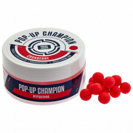 Бойлы Brain Champion Pop-Up Сranberry (клюква) 10mm 34g