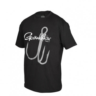 Футболка Gamakatsu T-Shirt Treble 13 Black S