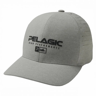 Кепка Pelagic Delta Flexfit Heathered S/M light grey