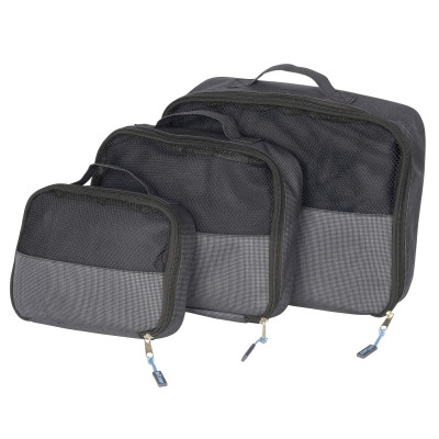 Набор дорожных органайзеров Bo-Camp Travel Pack Cube 3 pc Anthracite (7504370)