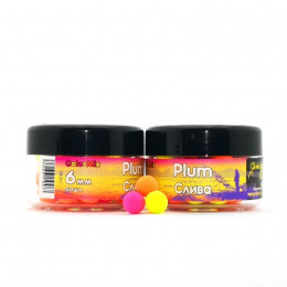 Бойлы Grandcarp Amino Pop-UPs ColorMix Plum (Слива) 6mm 50 шт (PUP610)