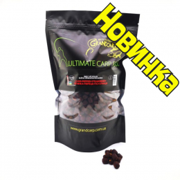 Бойли прикормочнi варенi Grandcarp Premium Liver, Pepper, Strawberry (Печінка, Перець, Полуниця) 12х10mm 1kg (BFC243)