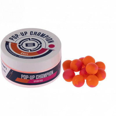 Бойлы Brain Champion Pop-Up Krill (креветка) 06mm 34g