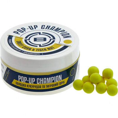 Бойли Brain Champion Pop-Up Sweet Corn & Tiger Nut (кукуруза + тигровий орех) 06mm 34g