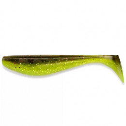 Виброхвост FishUP Wizzle Shad 2 #203 Green Pumpkin/Flo Chartreuse 10шт