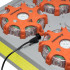 Комплект профессиональных фонарей Mactronic X-Flare (30 Lm) Red/Blue/Amber Recharg 12v/220V Magnetic (PSD0112)