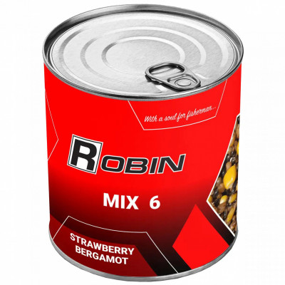 Зернова суміш Robin MIX-6 Зерен Полуниця Бергамот 900мл