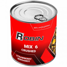 Зернова суміш Robin MIX-6 Зерен Полуниця Бергамот Дробленая 900мл