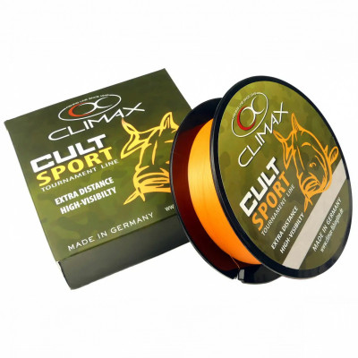 Волосінь Climax Cult Carp Sport 1000m 0.22mm 4.4kg orange