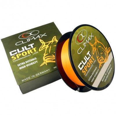 Волосінь Climax Cult Carp Sport 1000m 0.28mm 6.8kg orange