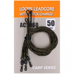 Лидкор Orange Life Loops leadcore QC с быстросъемным вертлюгом 50см 3шт