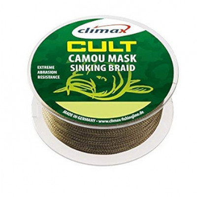 Поводковый материал Climax Cult Carp Camou Mask 500m 0.30mm 30lb 13.6kg Sink Braid