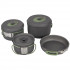 Набор посуды Bo-Camp Explorer 4 Pieces 19 Hard Anodized Grey/Green (2200241)