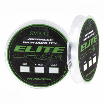 Леска Smart Monofilo Elite 75m (clear) 0.083mm 3lb/1.3kg