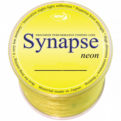 Волосінь Katran Synapse Neon 1500m (neon-yellow) 0.215mm 8.72lb