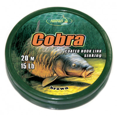 Поводковый материал Katran Cobra 20m (brown) 15lb