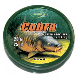 Повідковий матеріал Katran Cobra 20m (brown) 25lb