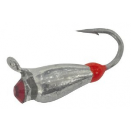 Shark Капля с ушком 0,42г диам. 3 мм крючок D16 ц: серебро