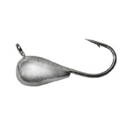 Shark Капля с ушком 1,9 гр. диам. 5 мм крючок D 12 ц:серебро