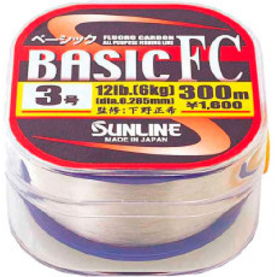 Флюорокарбон Sunline Basic FC 300м 0.235мм #2 8LB