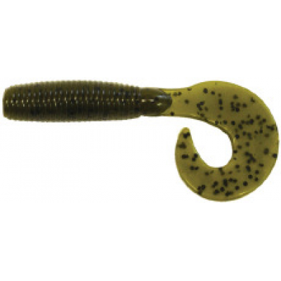 Big Bite Baits Finesse Grub 3 Green Pump.