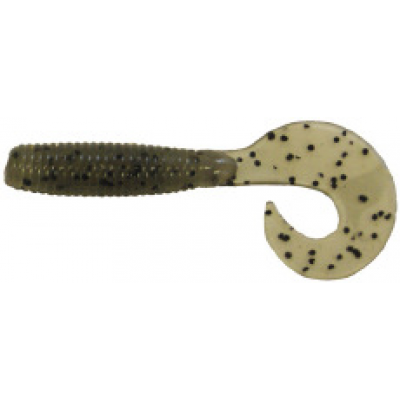 Big Bite Baits Finesse Grub 3 Smoke Salt Pepper