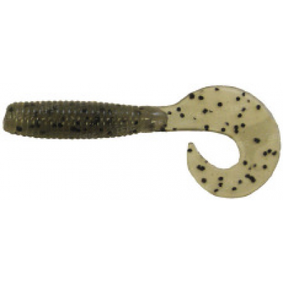 Big Bite Baits Finesse Grub 4 Smoke Salt & Pepper