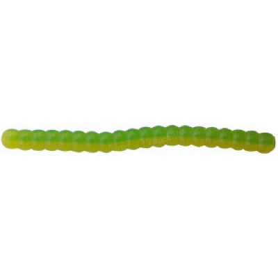 Big Bite Baits Trout Worm 1 Green/Yellow