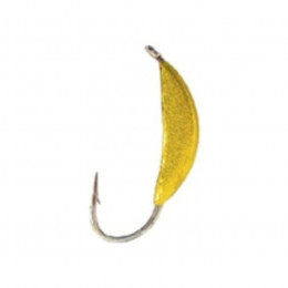 Мормишка Lucky John Банан з петелькою золото 2mm 0.26g 5шт (LJ12020-02)