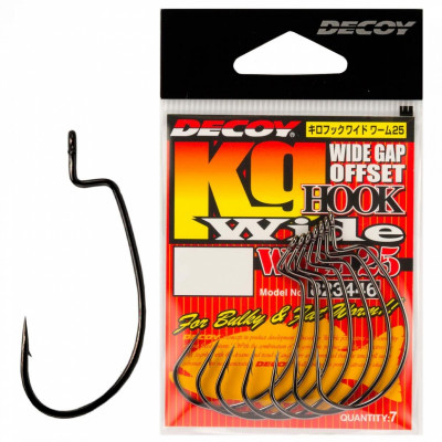 Гачок Decoy Worm25 Hook Wide #2/0 7 шт