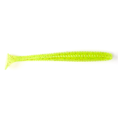 Виброхвост Lucky John S-Shad Tail 3,8 Chartreuse Red 5шт (140145-S15)