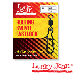 Lucky John ROLLING SWIVEL FAST LOCK Вертлюжок-застежка (5025-002)