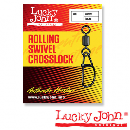 Lucky John ROLING SWIVEL CROSSLOCK Вертлюжок-застёжка (5057-002)