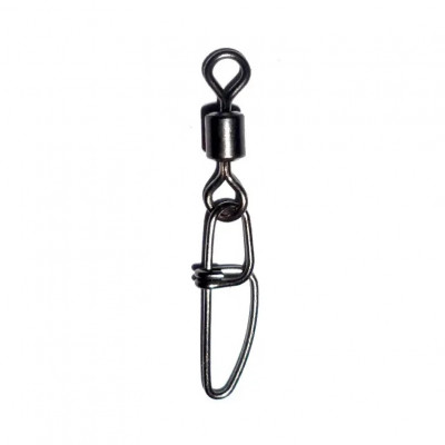 Вертлюжок-застежка Lucky John Roling Swivel Crosslock K030 70kg 10шт (5057-K030)