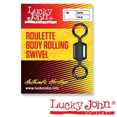 Lucky John ROULETTE BODY ROLLING SWIVEL Вертлюжок (5066-002)