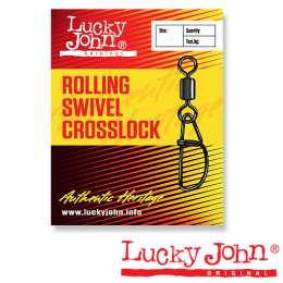 Lucky John ROLLING SWIVEL CROSSLOCK Вертлюжок-застежка (LJ5057-004)