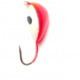 Мормишка Lucky John Мідія з петелькою вольфрам 5mm 1.85g 5шт (2450-63)